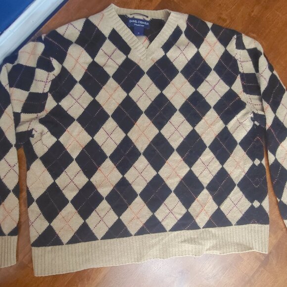 Daniel Cremieux Collection ~ Sz XL ~ Lambs’ Wool Sweater ~ Excellent Condition - Picture 2 of 7